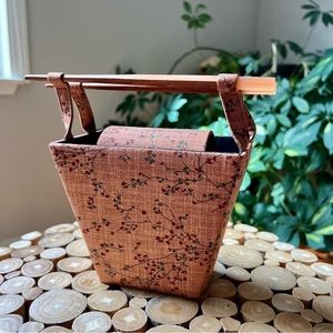 SOLD! Retro take out box shaped purse or evening bag, tote